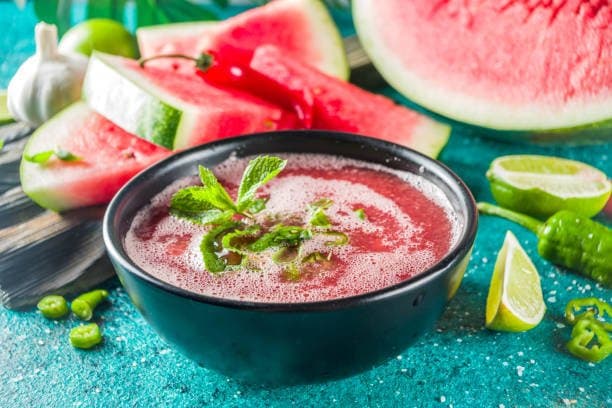 Chilled watermelon Soup